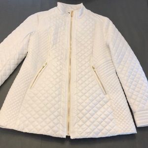 White puffer jacket